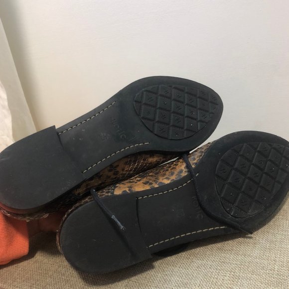 HOTIC Women's almond toe Snakeskin oxfords - Picture 3 of 10